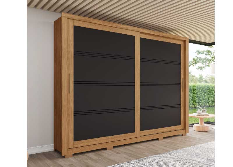 ARMOIRE MEDELLIN REF D326-215 (4PC) 2 PTS SLIDING